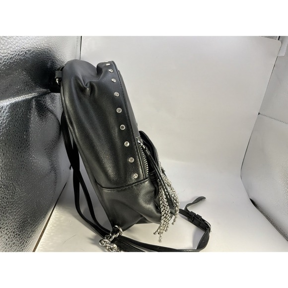 Victoria\'s Secret Rhinestone Black And Bling Small City Backpack main image 3